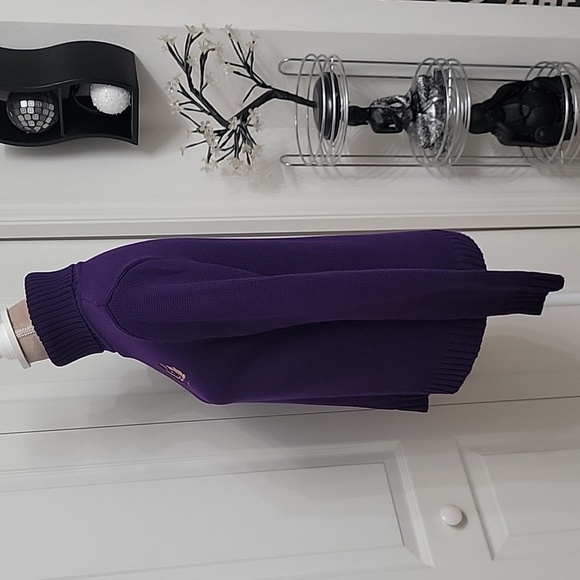 Lauren Ralph Lauren Purple Turtleneck Sweater, Size Unmarked - Picture 3 of 9
